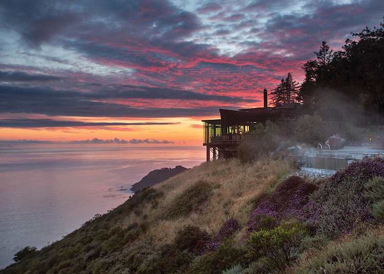 Sierra Mar sunset, Post Ranch Inn