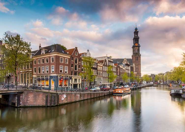 Gabled houses of Amsterdam, Netherlands