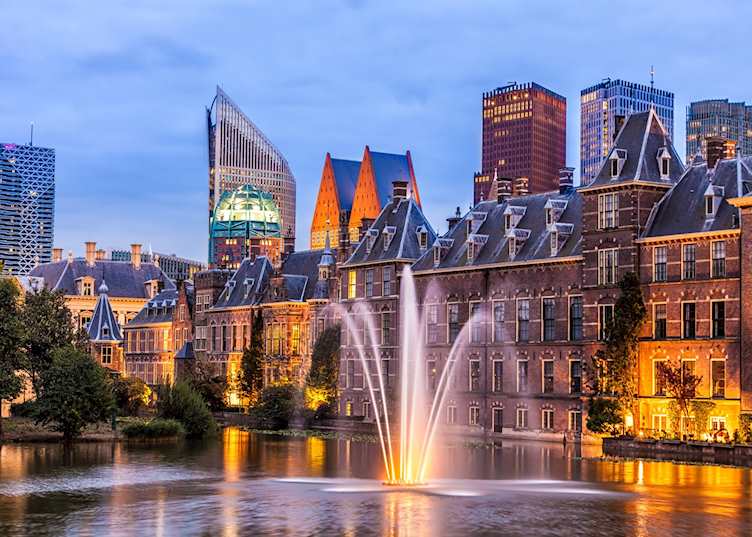 The Hague skyline, Netherlands