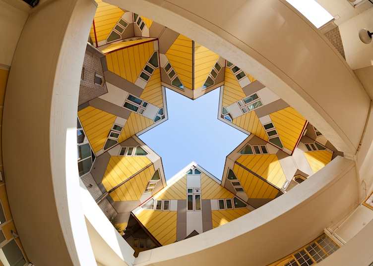 Cube houses of Rotterdam, Netherlands