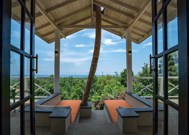 View from Premium bungalow, Tabula Rasa, Galle