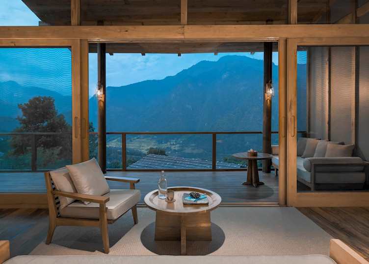 Suite view, Six Senses Punakha, Punakha