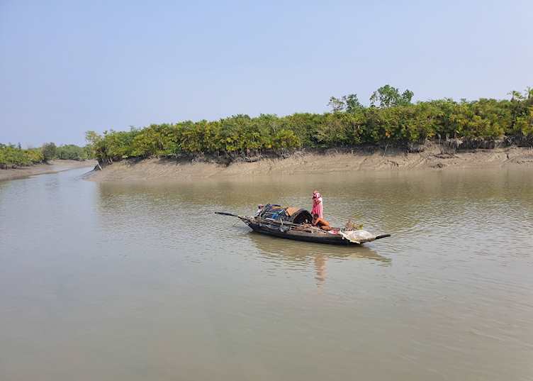 Fisherman in the Sundarbans