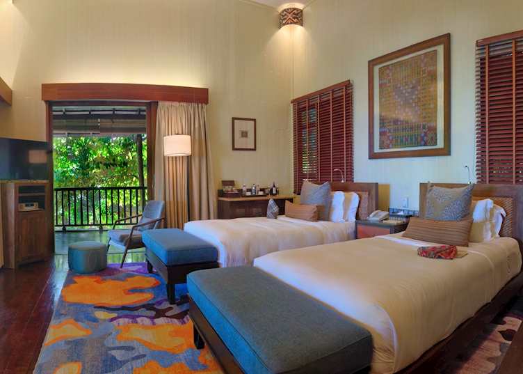 Twin room in the two bedroom villa