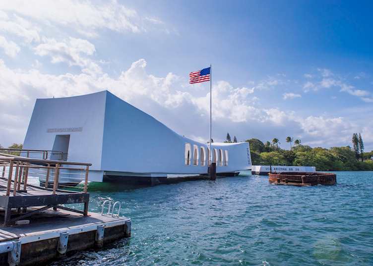 USS Arizona at Pearl Harbor, Oahu