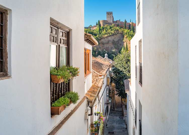 Street view, Albayzin, Granada