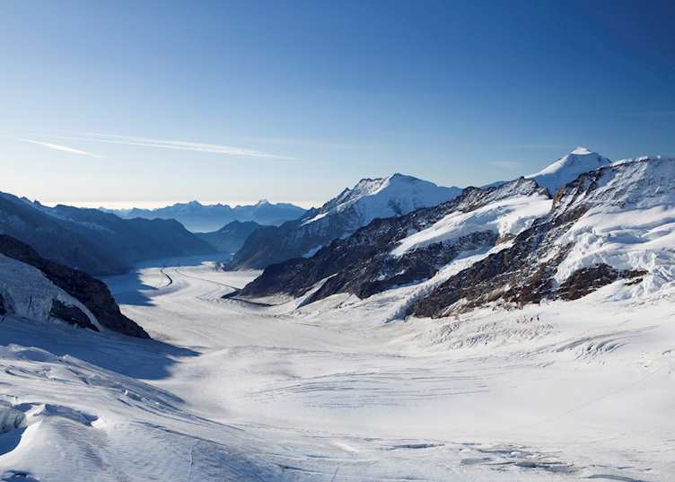 Europe's largest glacier, the Aletsch Glacier