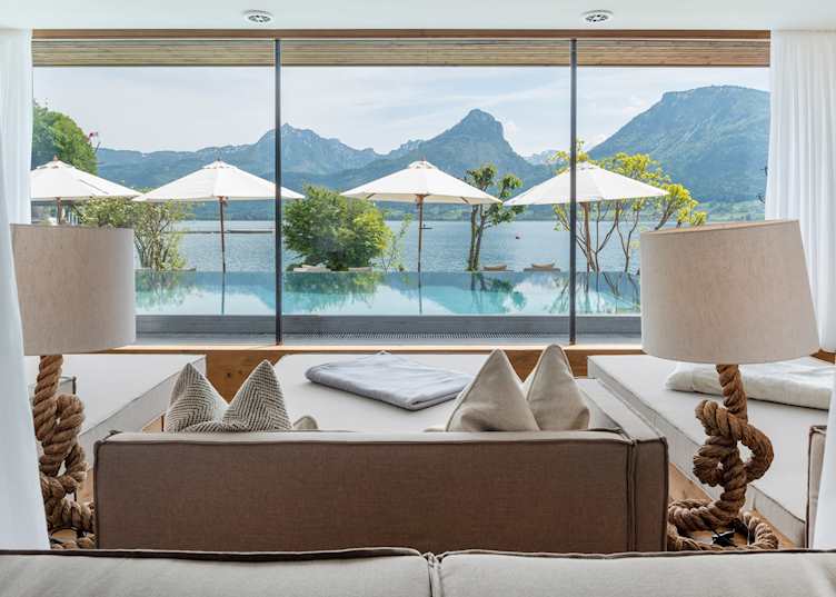 Lounge, Hotel Seevilla