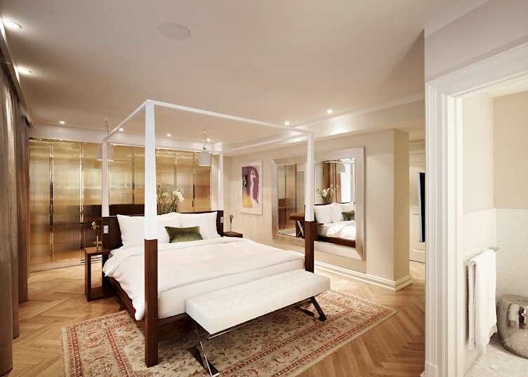 Extended room, Hotel Sans Souci