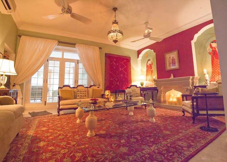 Living Room at Rohet House 