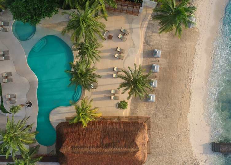 Pool and beach area, Viceroy Riviera Maya