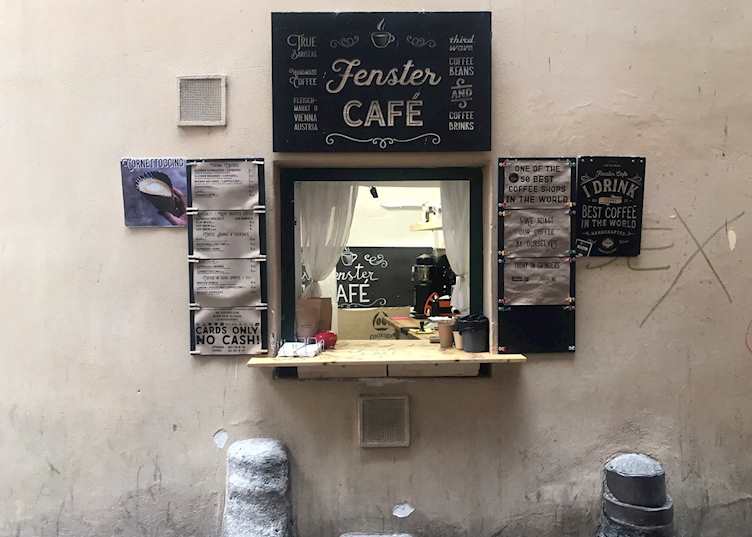 Grab and go coffeehouse, Vienna