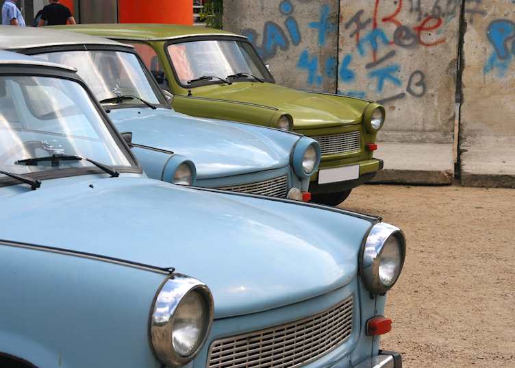 Parked Trabants