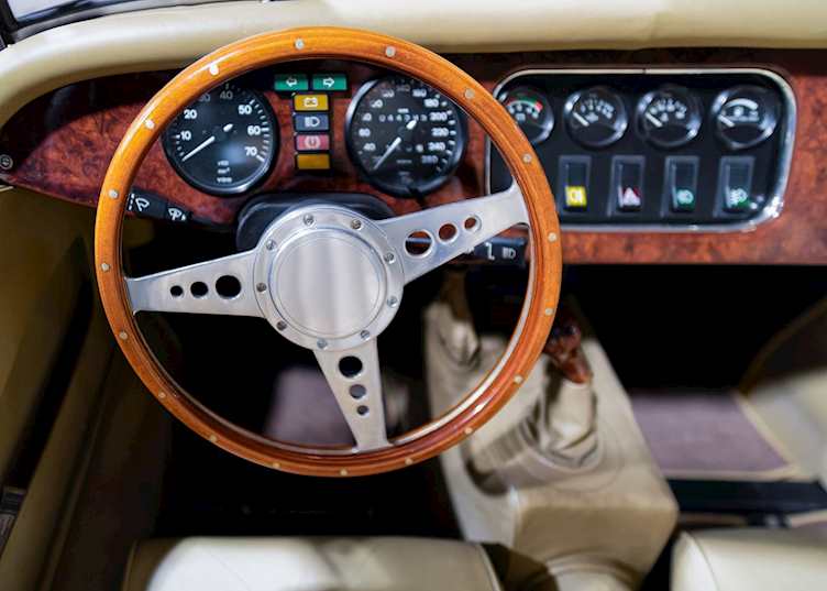 Vintage car interior