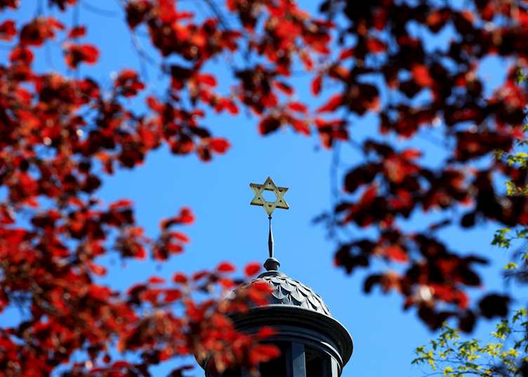 Jewish star on top of a chapel, Berlin