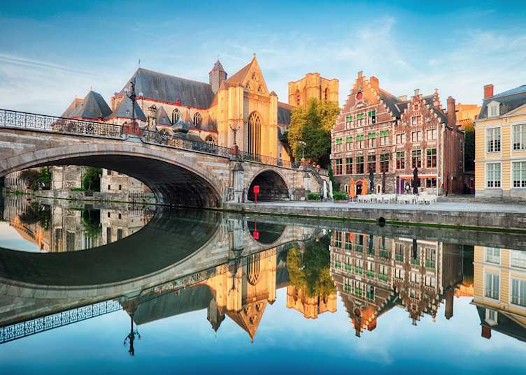 Ghent canal, Belgium