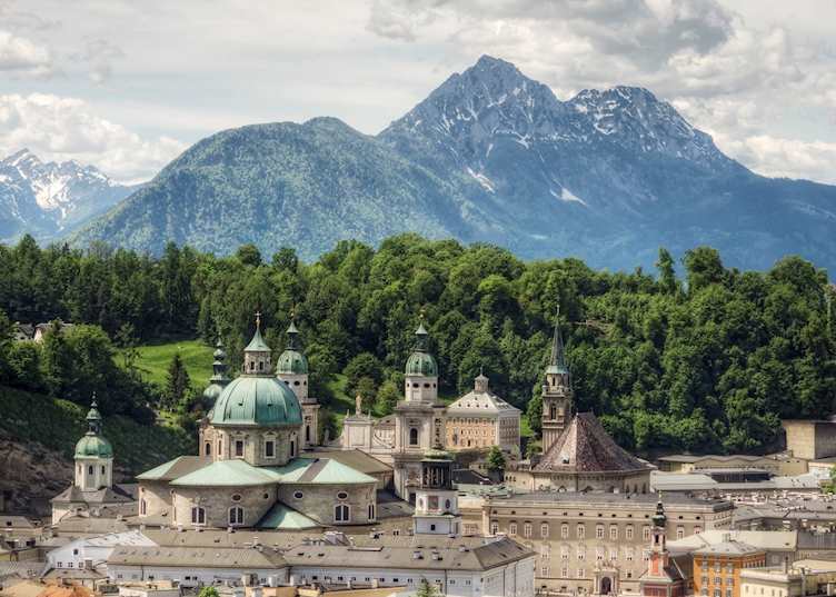 Church rooftops, Salzburg