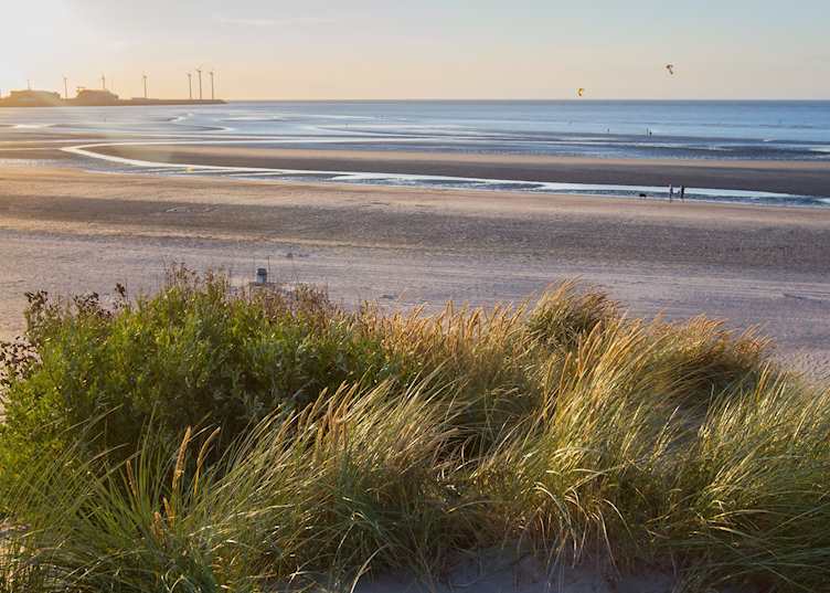 Coastline of Knokke-Heist, Belgium