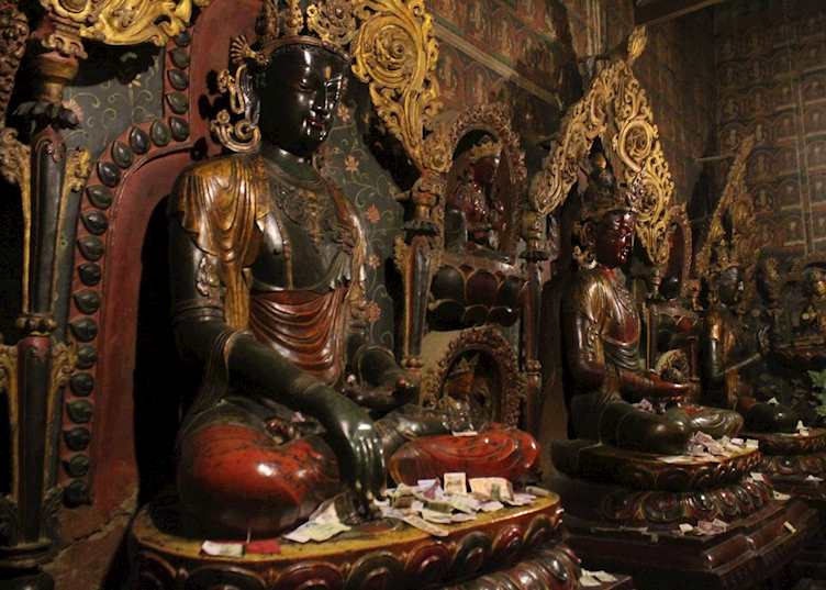 Inside Gyantse Monastery