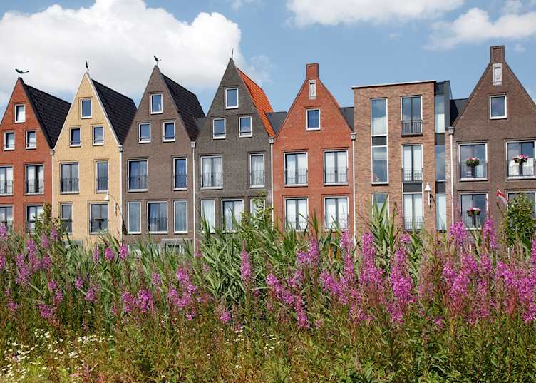 Painted houses in Amersfoort