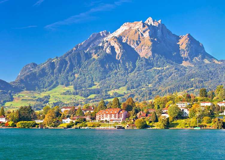 Mount Pilatus from Lake Lucerne