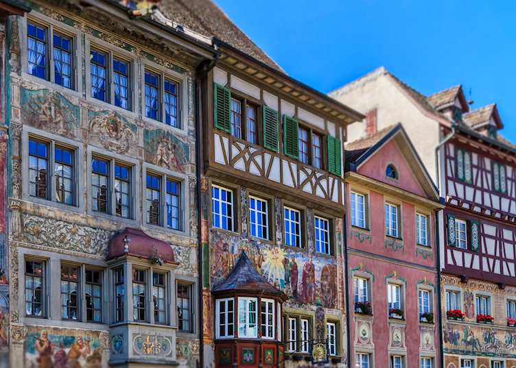 Painted facades of Stein am Rhein