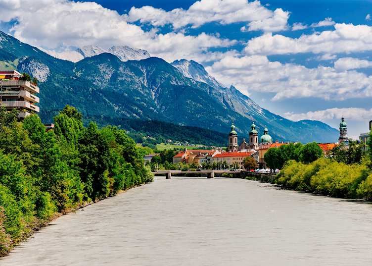 The Inn river, Innsbruck