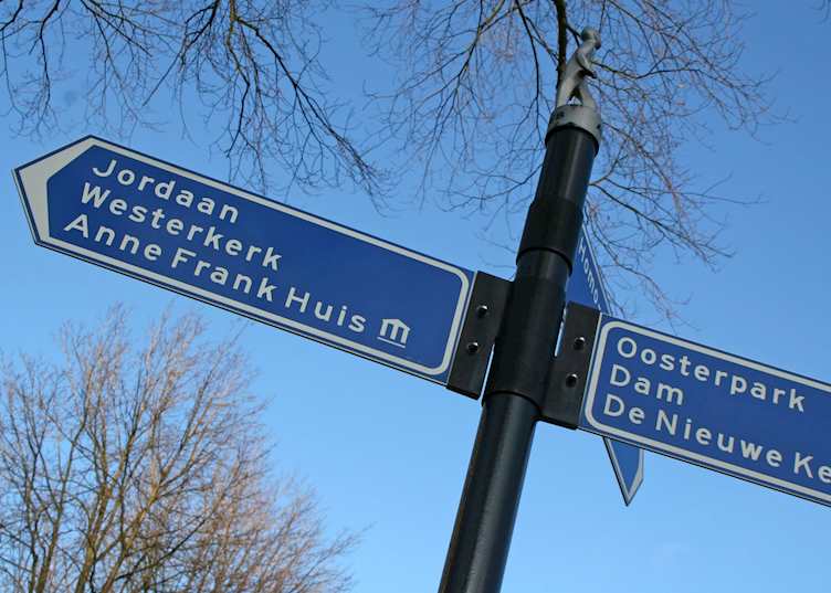 Jordaan district signage
