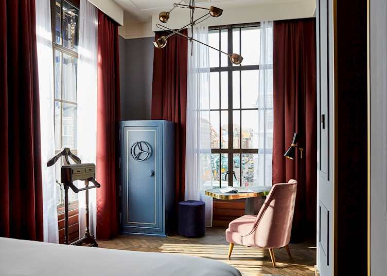 A bedroom interior