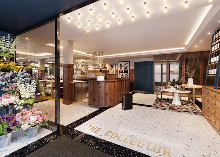 The Collector Hotel lobby