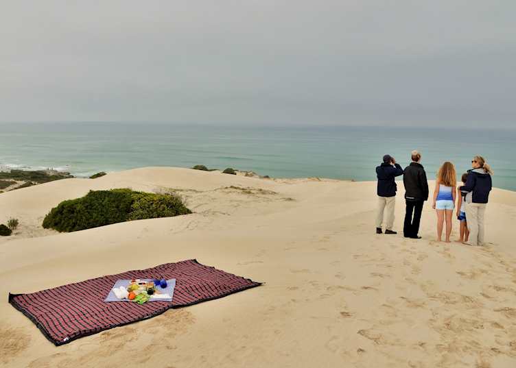 Guided marine walk picnic at De Hoop Collection, De Hoop Nature Reserve