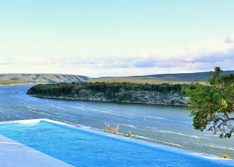 Infinity pool at De Hoop Collection, De Hoop Nature Reserve