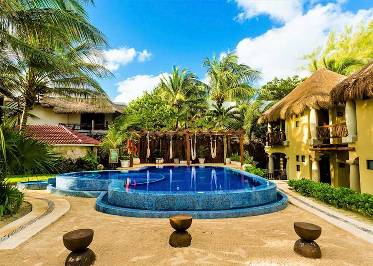 The pool at Ana y Jose, Tulum