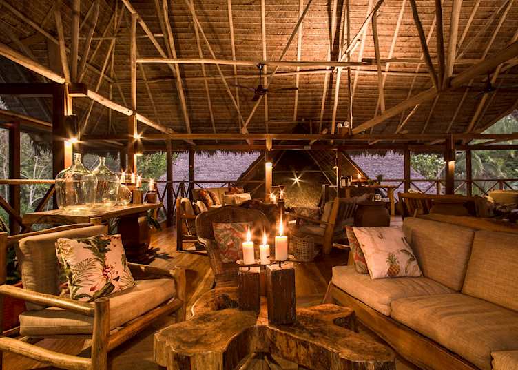 The lobby at Hacienda Concepcion