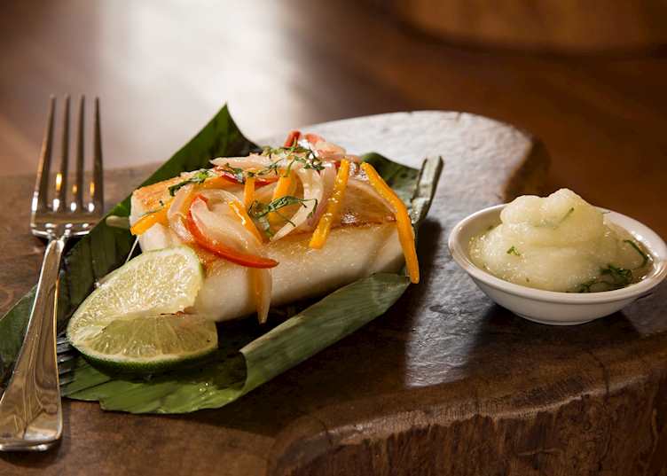 Locally caught fish at Hacienda Concepcion