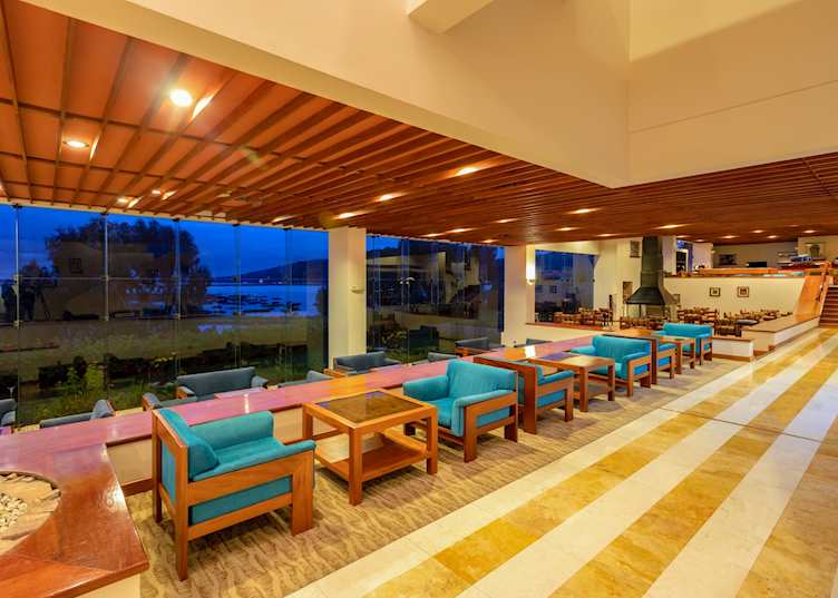 The lobby at GHL Lake Titicaca, Puno