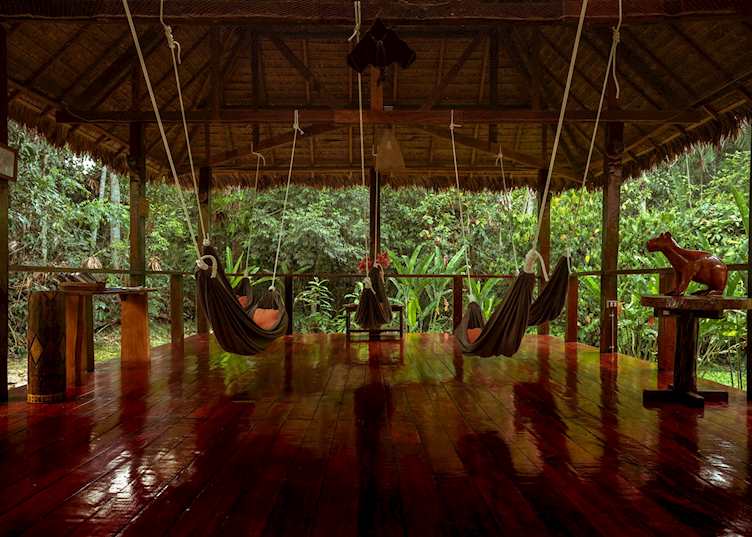 Hammock area, Posada Amazonas
