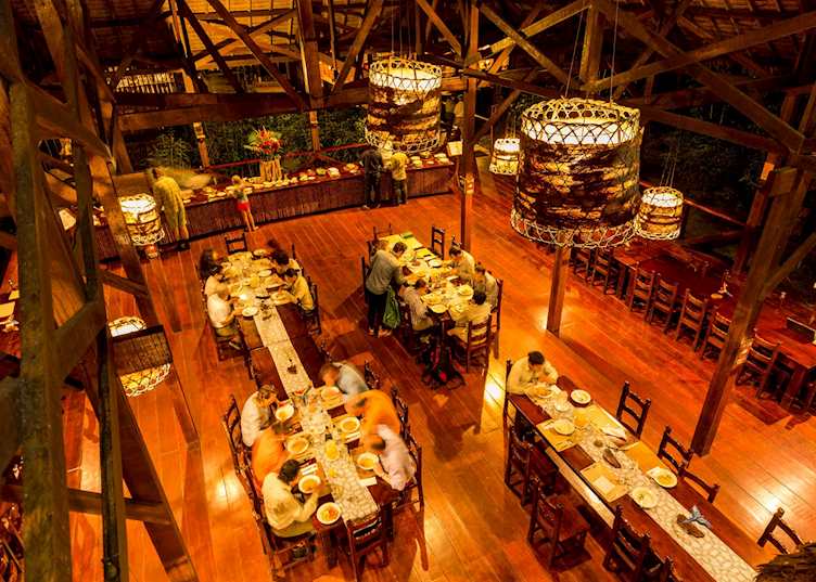 Restaurant at Refugio Amazonas