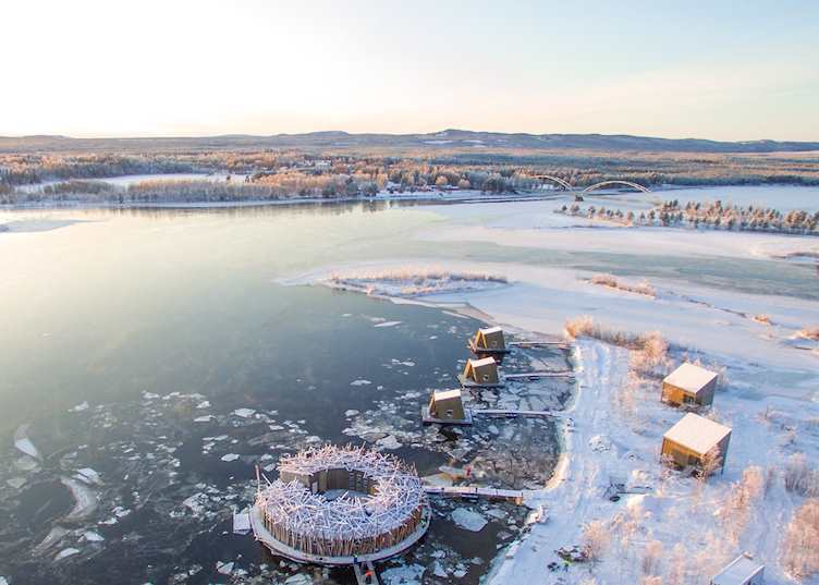 Aerial view of Arctic Bath
