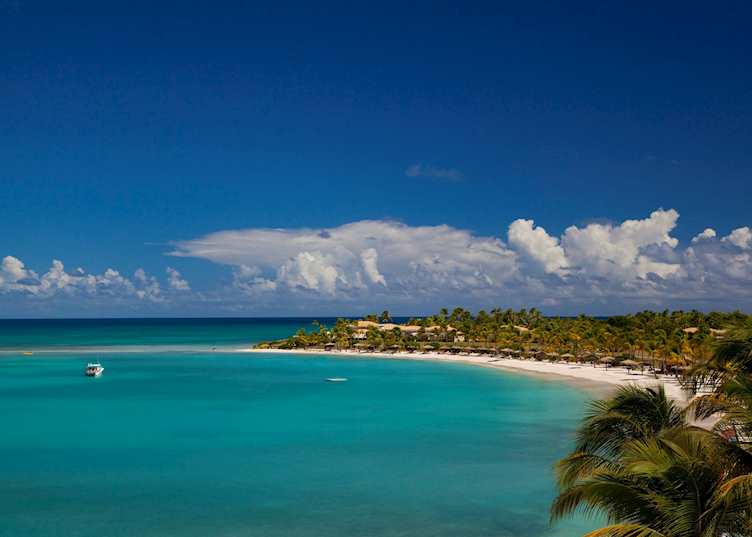 Jumby Bay beach 
