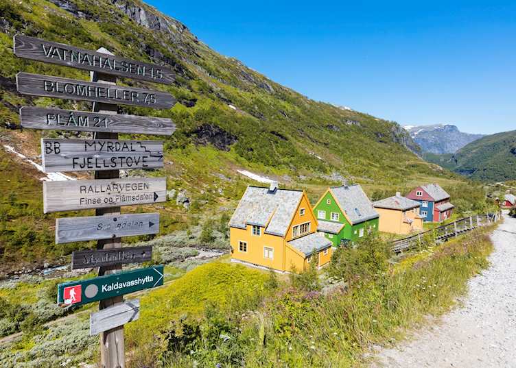 Trail between Flåm and Myrdal