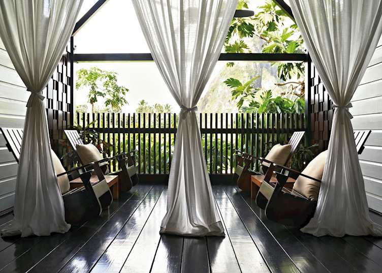 Spa relaxation area