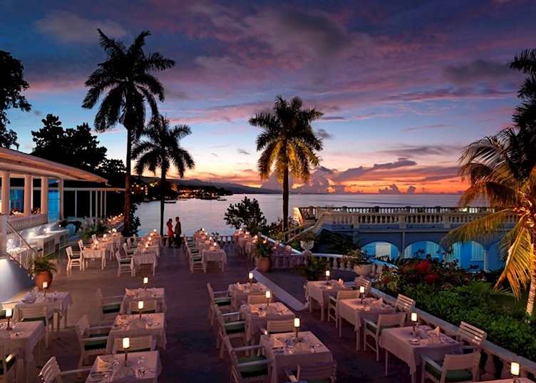 Evening dinner terrace