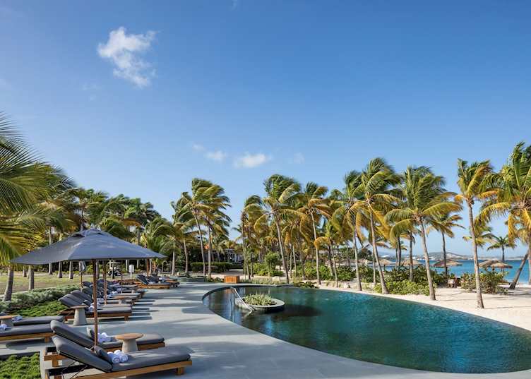 Pool and ocean views