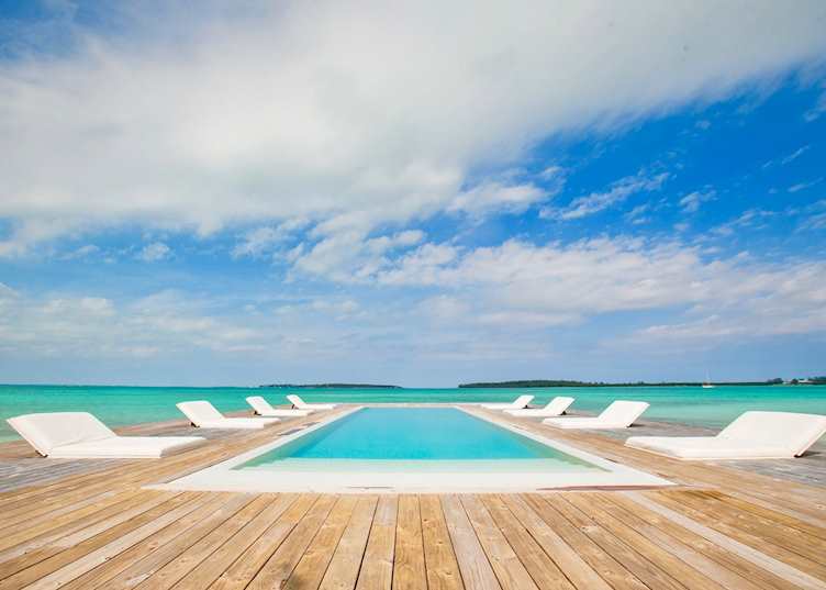 Pool and ocean views