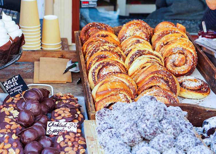 Cinnamon buns in Stockholm