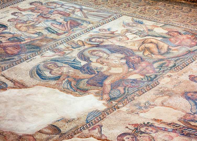 Mosaic floor, House of Aion