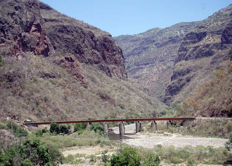 Train line near Barrancas, Copper Canyon