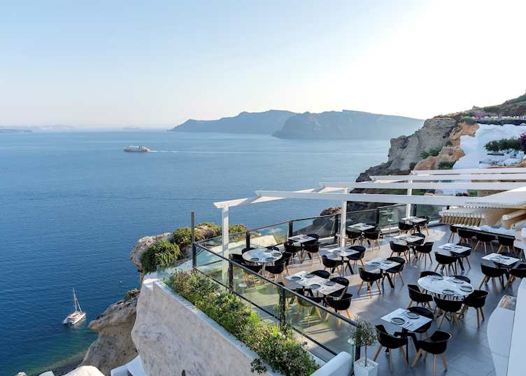 Black Rock Restaurant, Santorini Secret Suites & Spa
