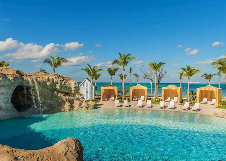Sanctuary cabanas at Dean's Blue Hole